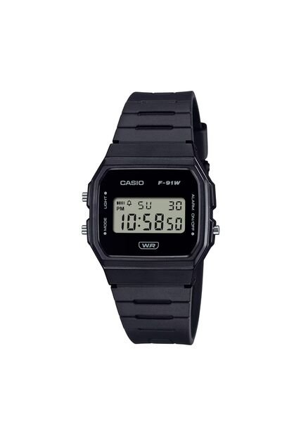 Reloj Casio Modelo F-91WB-1ADF Negro Hombre