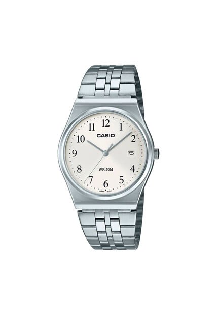 Reloj Casio Modelo MTP-B145D-7BVDF Plateado Hombre