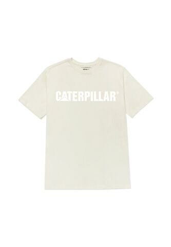 Camiseta Hombre CAT CATERPILLAR LOGO TEE Beige CAT CAT