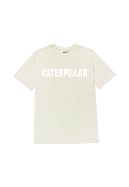 Camiseta Hombre CAT CATERPILLAR LOGO TEE Beige CAT
