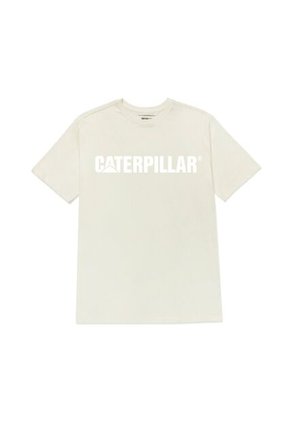 Camiseta Hombre CAT CATERPILLAR LOGO TEE Beige CAT