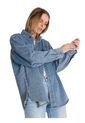Chaqueta Mujer CAT OVERSIZED DENIM SHIR Azul CAT de CAT