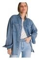 Chaqueta Mujer CAT OVERSIZED DENIM SHIR Azul CAT de CAT