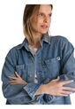 Chaqueta Mujer CAT OVERSIZED DENIM SHIR Azul CAT de CAT