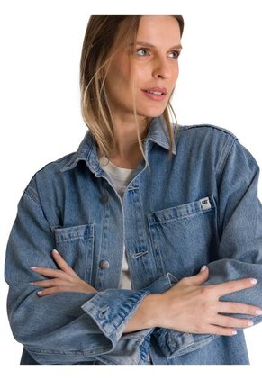 Chaqueta Mujer CAT OVERSIZED DENIM SHIR Azul CAT