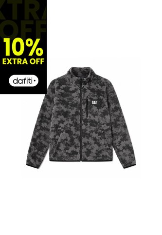 Buzo Hombre Cat Microfleece Full Zip Gris CAT CAT