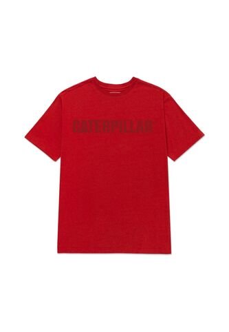 Camiseta Hombre CAT CATERPILLAR LOGO TEE Rojo CAT CAT