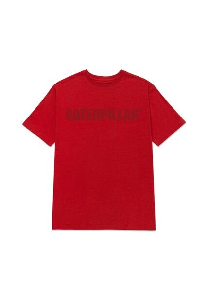 Camiseta Hombre CAT CATERPILLAR LOGO TEE Rojo CAT