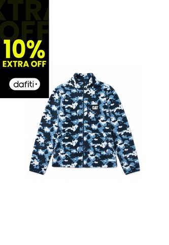 Buzo Hombre Cat Microfleece Full Zip Celeste CAT CAT