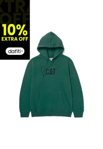 Buzo Hombre Cat Fleece Cat Logo Pull Verde CAT CAT