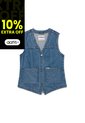 Chaleco Mujer Cat Fashion Denim Vest Azul CAT de CAT