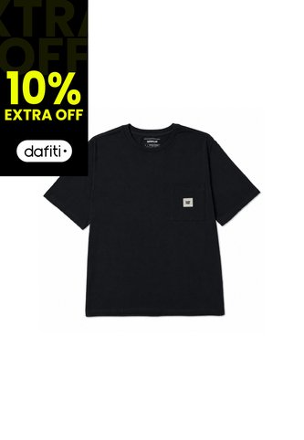 Camiseta Hombre Cat Solid Pocket Label T Negro CAT CAT
