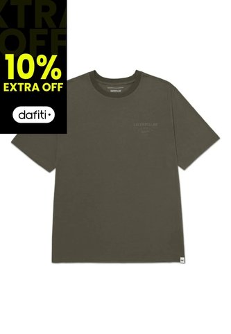Camiseta CAT Hombre HERITAGE GRAPHIC TEE Verde CAT CAT