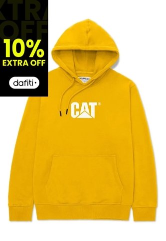 Buzo CAT Hombre FLEECE CAT LOGO PULL Amarillo CAT CAT