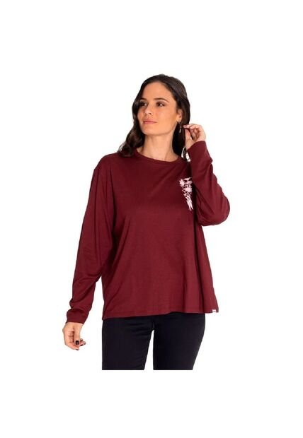 Camiseta MUJER SKETCH FLORAL L/S GR 7010084-62B CAT