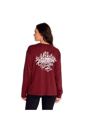 Camiseta MUJER SKETCH FLORAL L/S GR 7010084-62B CAT