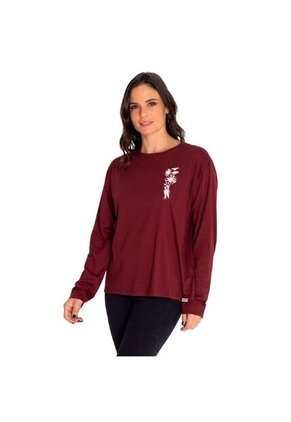 Camiseta MUJER SKETCH FLORAL L/S GR 7010084-62B CAT