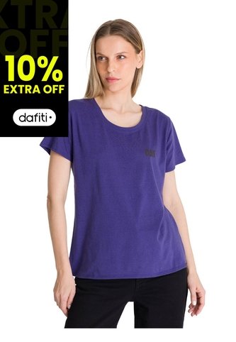 Camiseta Mujer CAT CAT LOGO TEE Negro CAT CAT