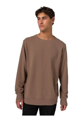 Buzo CAT Hombre FRENCH TERRY CW NECK Gris CAT