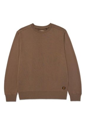 Buzo CAT Hombre FRENCH TERRY CW NECK Gris CAT