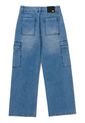 Pantalon CAT Mujer DENIM RELAXED CARGO Azul CAT de CAT
