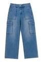 Pantalon CAT Mujer DENIM RELAXED CARGO Azul CAT de CAT