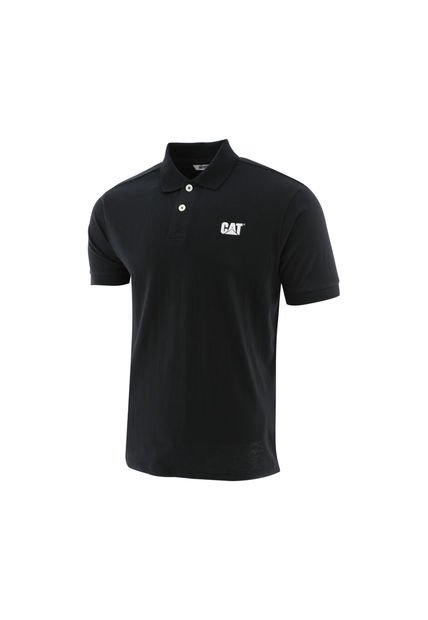 CAMISETA POLO CAT HOMBRE NEGRO FDTN JERSEY KNIT POL 4010034-LEX CAT