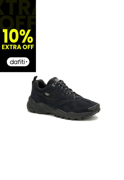 Tenis Hombre Cat Grapple Suede Mesh Negro CAT