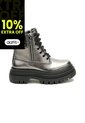 Bota Mujer CAT BOLDER ZIP Plateado CAT de CAT