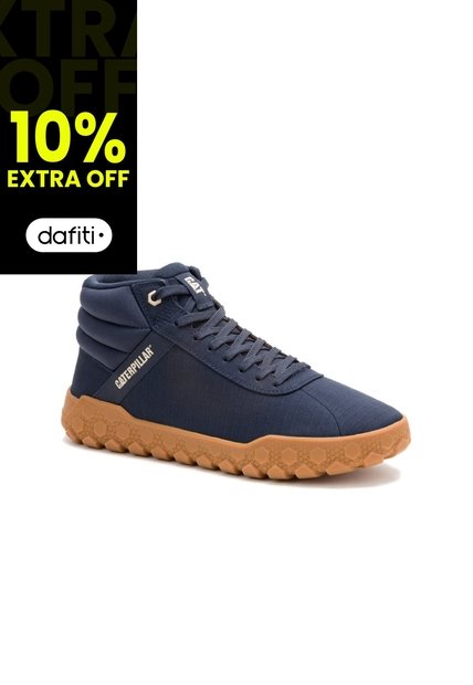 Bota Hombre CAT HEX + MID CANVAS Azul CAT
