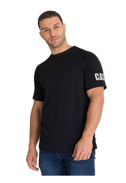 Camiseta Hombre CAT LIGHTWEIGHT COOLING Negro CAT
