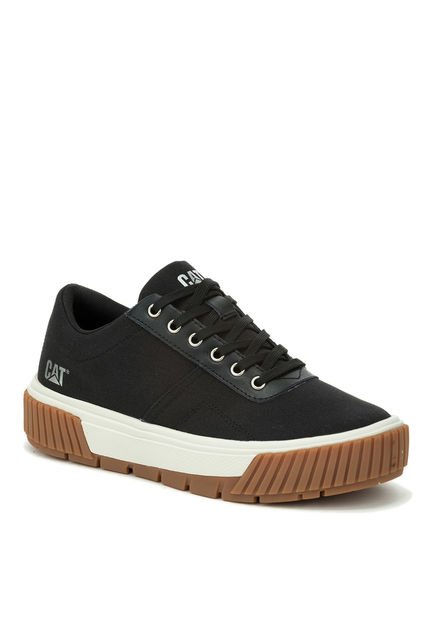 Tenis Mujer CAT AMP CANVAS Negro CAT