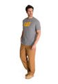 Camiseta Hombre CAT CAT LOGO TEE Gris CAT de CAT