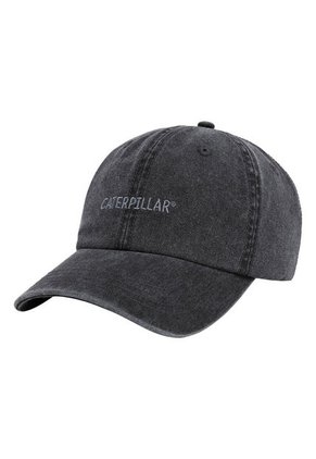Gorra Hombre CAT 6 PANEL WASHED UNSTR Negro CAT
