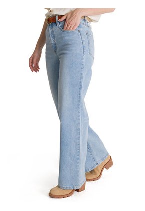 Pantalon Mujer CAT DENIM WIDE LEG Azul CAT