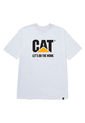 Camiseta Hombre CAT DO THE WORK GRAPHIC Blanco CAT de CAT