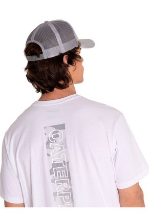 Gorra Hombre CAT TRUCKER 2D LOGO HAT Blanco CAT