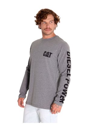 Camiseta Hombre CAT DIESEL POWER L/S TEE Gris CAT