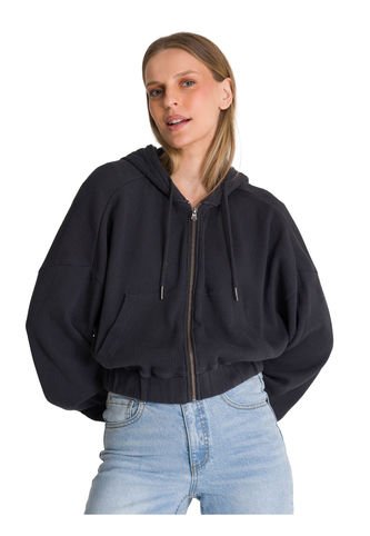 Buzo Mujer CAT WAFFLE-KNIT CROPPED Negro CAT CAT