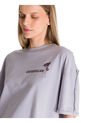 Camiseta Mujer CAT OVERSIZE GRAPHIC TEE Gris CAT de CAT
