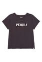 Camiseta CAT Mujer PEORIA RELAXED GRAPH Negro CAT de CAT