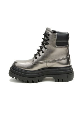 Bota Mujer CAT BOLDER ZIP Plateado CAT