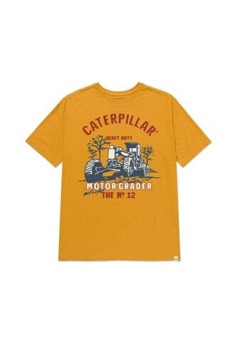 Camiseta Hombre CAT EQUIPMENT GRAPHIC TE Naranja CAT CAT