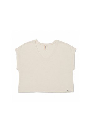 Chaleco Mujer Cat Slub Knit Deep V-Nec Gris CAT