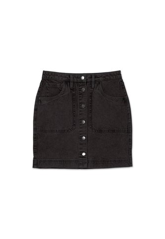 Falda Mujer Cat Denim Shank Front Sk Gris CAT CAT