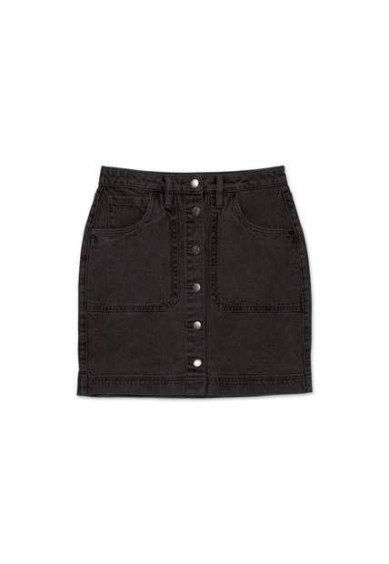 Falda Mujer Cat Denim Shank Front Sk Gris CAT