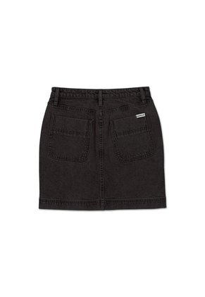 Falda Mujer Cat Denim Shank Front Sk Gris CAT