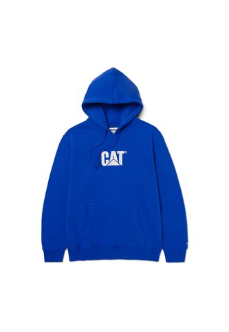 Buzo Hombre Cat Fleece Cat Logo Pull Azul CAT CAT