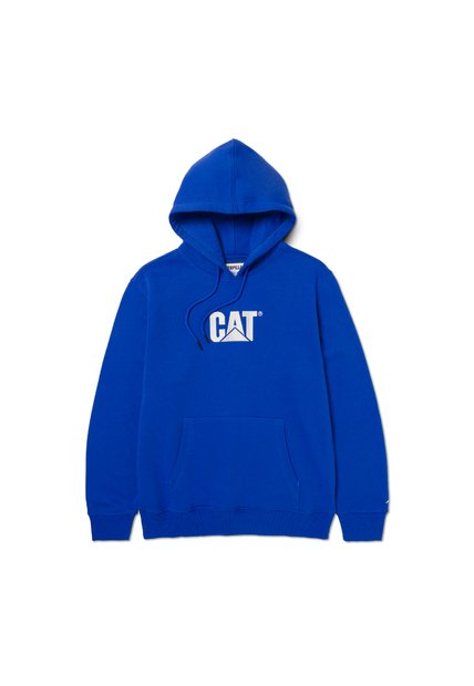 Buzo Hombre Cat Fleece Cat Logo Pull Azul CAT
