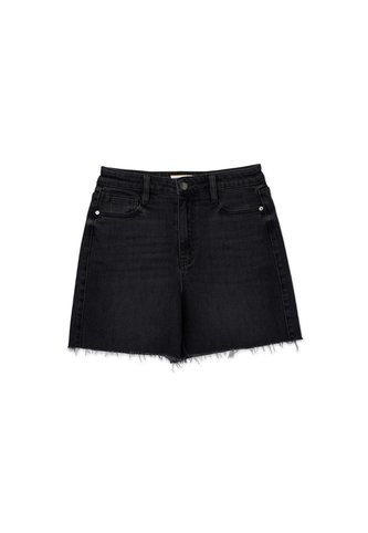 Short Mujer Cat Denim High Rise Cowb Negro CAT CAT